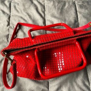 Vintage Cherry Red Chainmail Bag